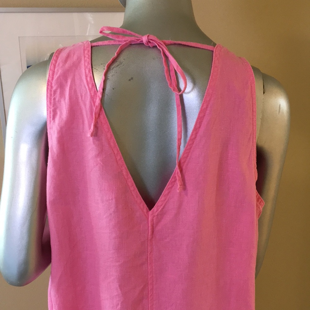 ATHLETA | Retreat Linen Romper In Raphanus Pink 🩷 - Picture 12 of 16
